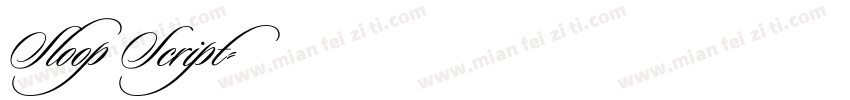 Sloop Script字体转换